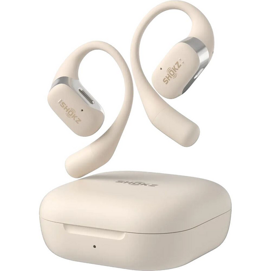 SHOKZ OpenFit Slúchadlá Bezdrôtový Závesný Hovory / hudba / šport / bežné Bluetooth Biela (T910-ST-BG)-0